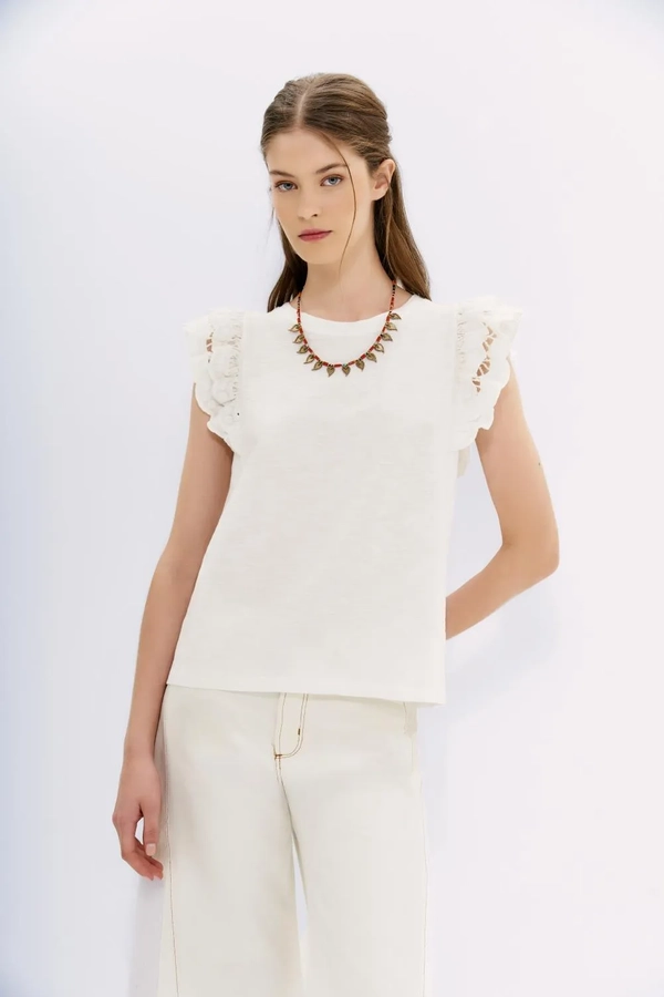 polera romance broderie