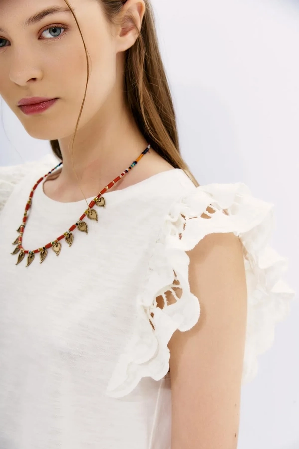 polera romance broderie