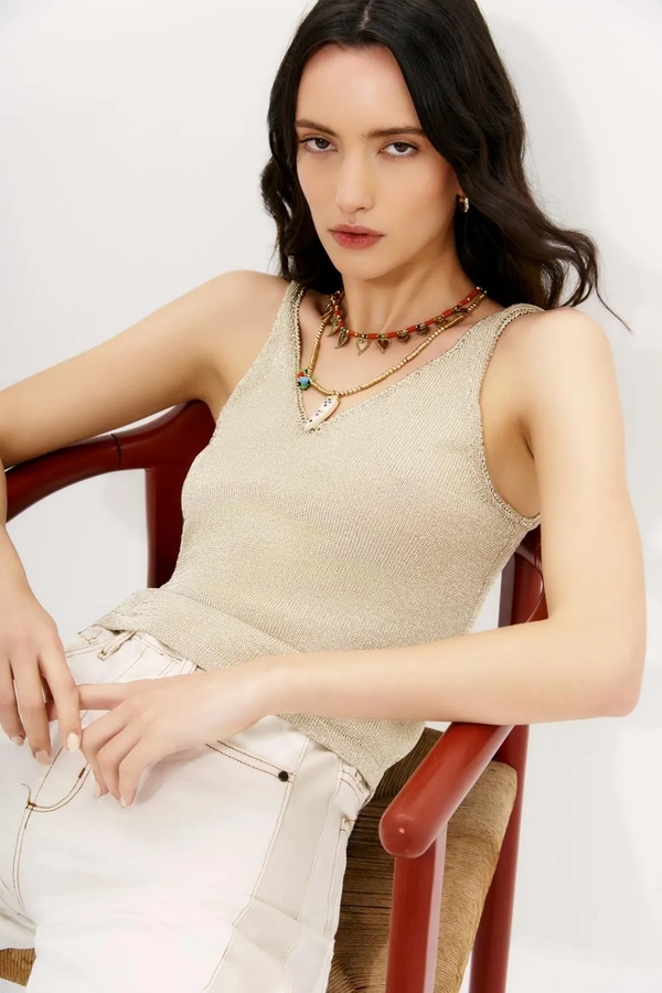 musculosa metallic new