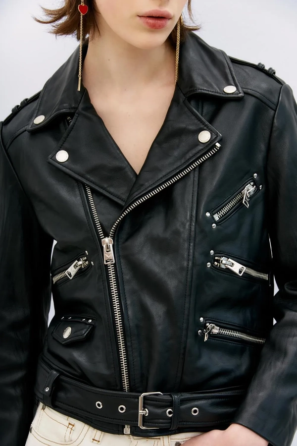 chaqueta moto new cuero