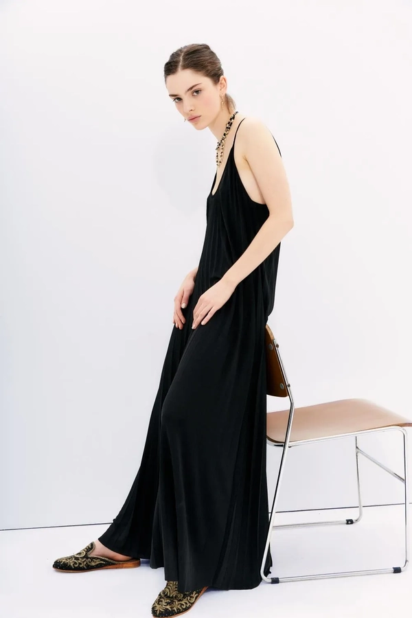 vestido metallic