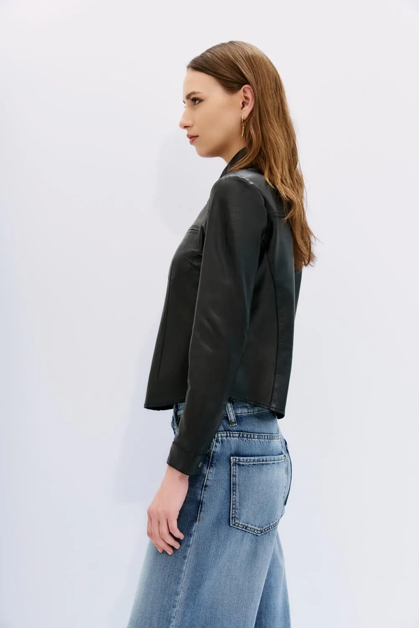 camisa bellota cuero
