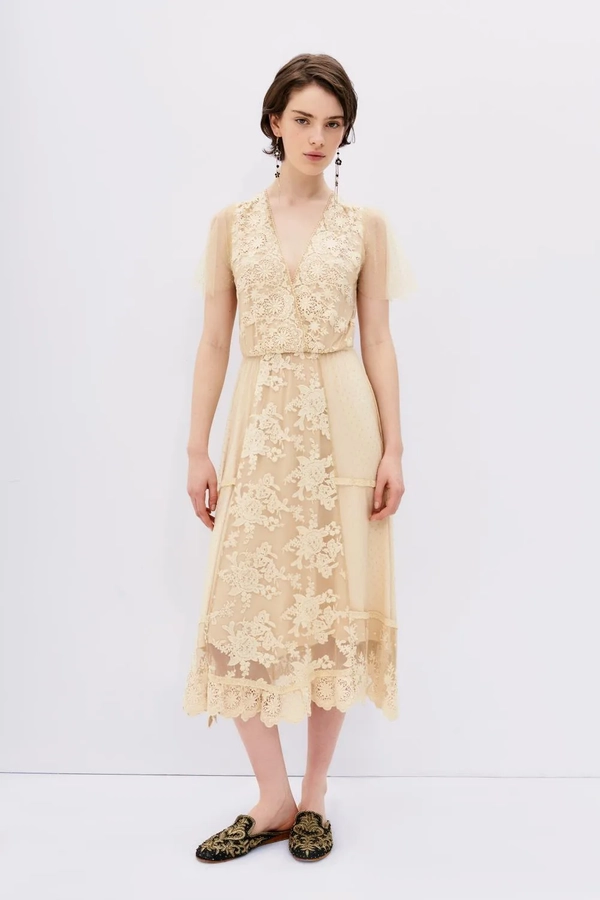 vestido lace mix