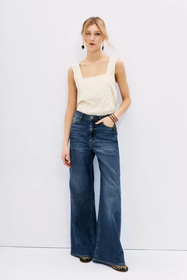 jean oxford blue