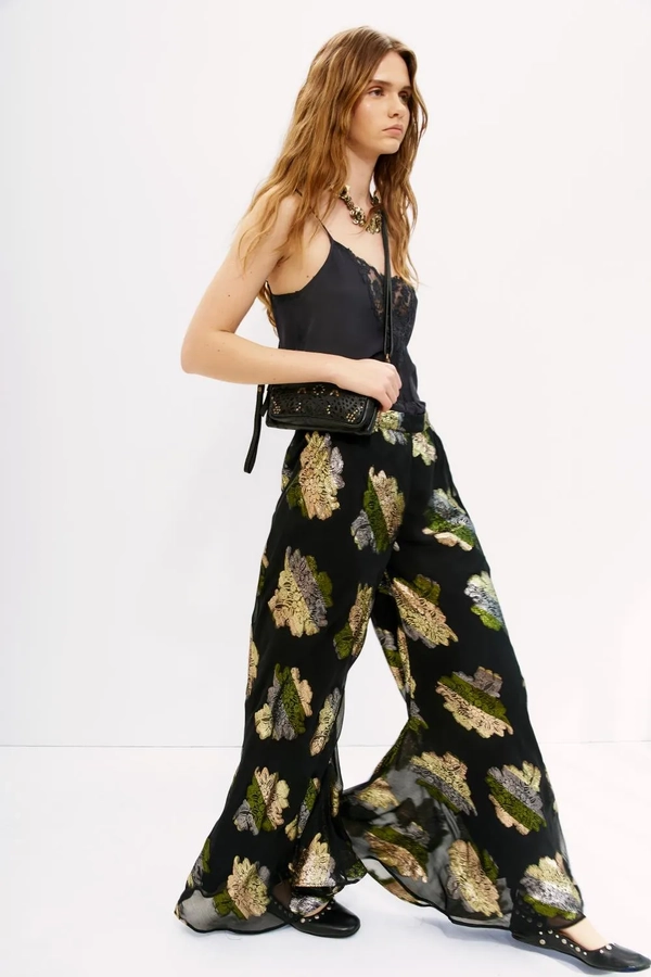 pantalon piere jacquard
