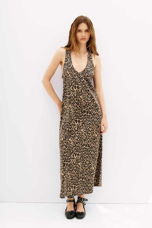 vestido young leopard
