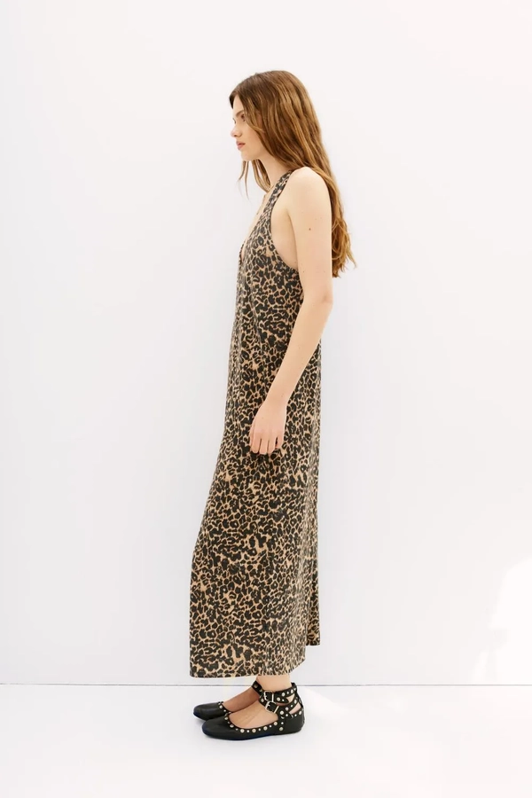 vestido young leopard