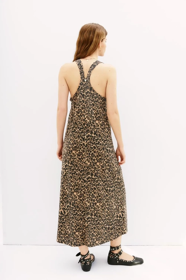 vestido young leopard