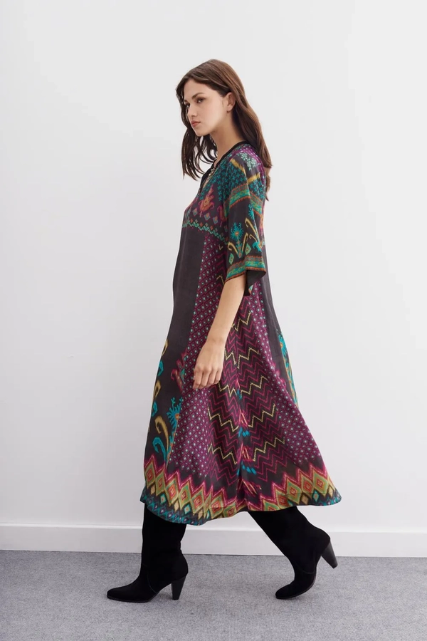 vestido olien ikat