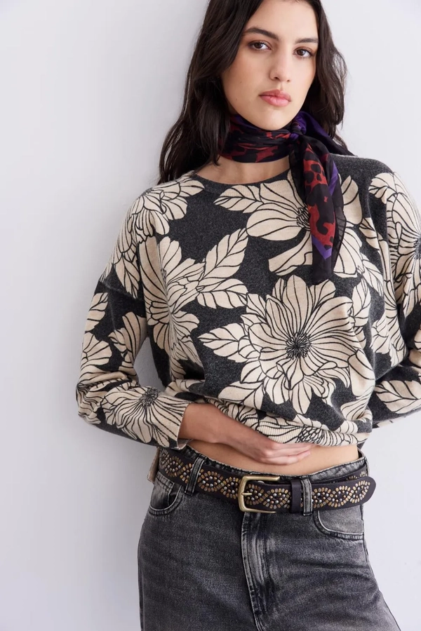 sweater cymade soft flower