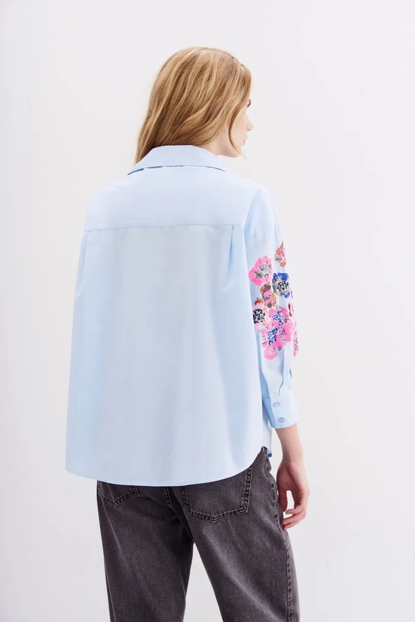 camisa elodie sunflower