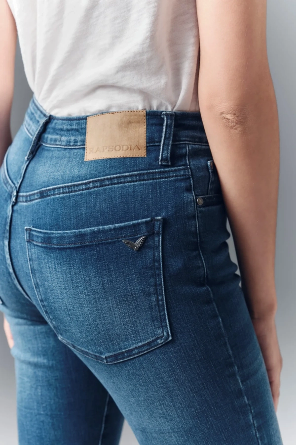 jean flare azul