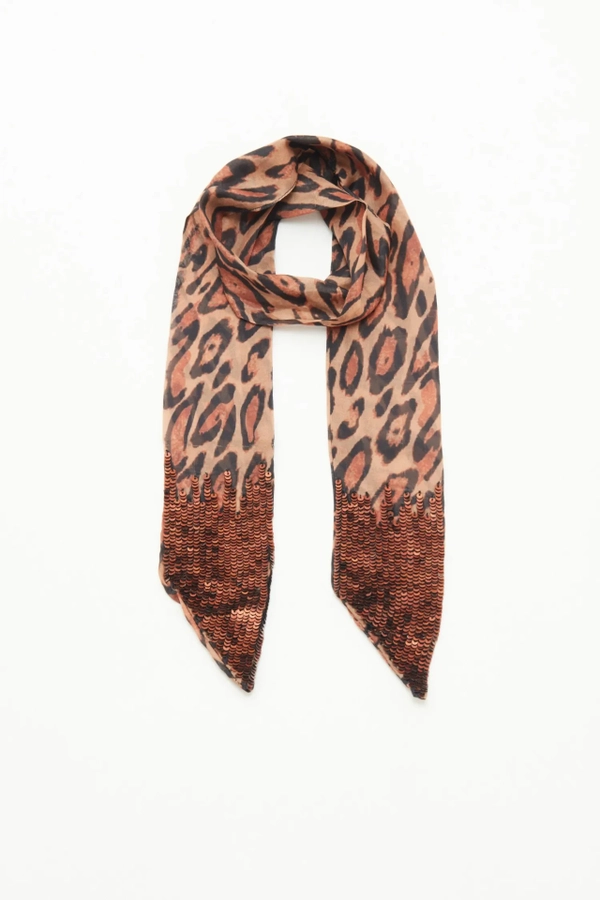 pashmina mask leopard