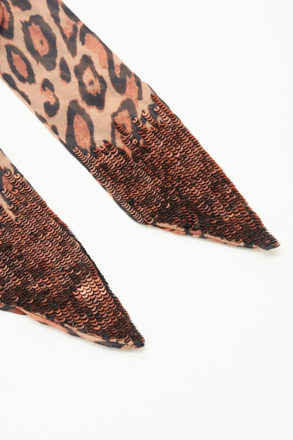 pashmina mask leopard