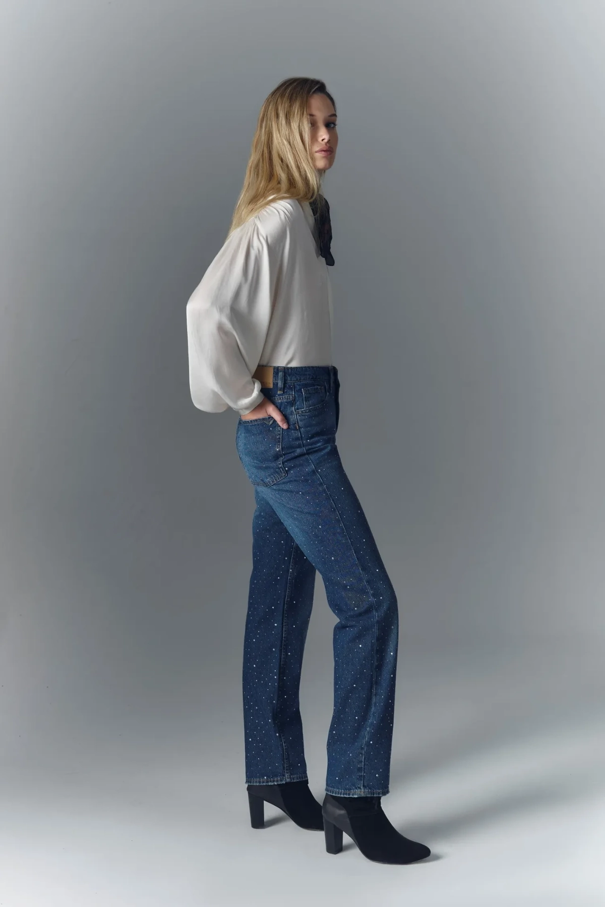 jean joe shiny blue