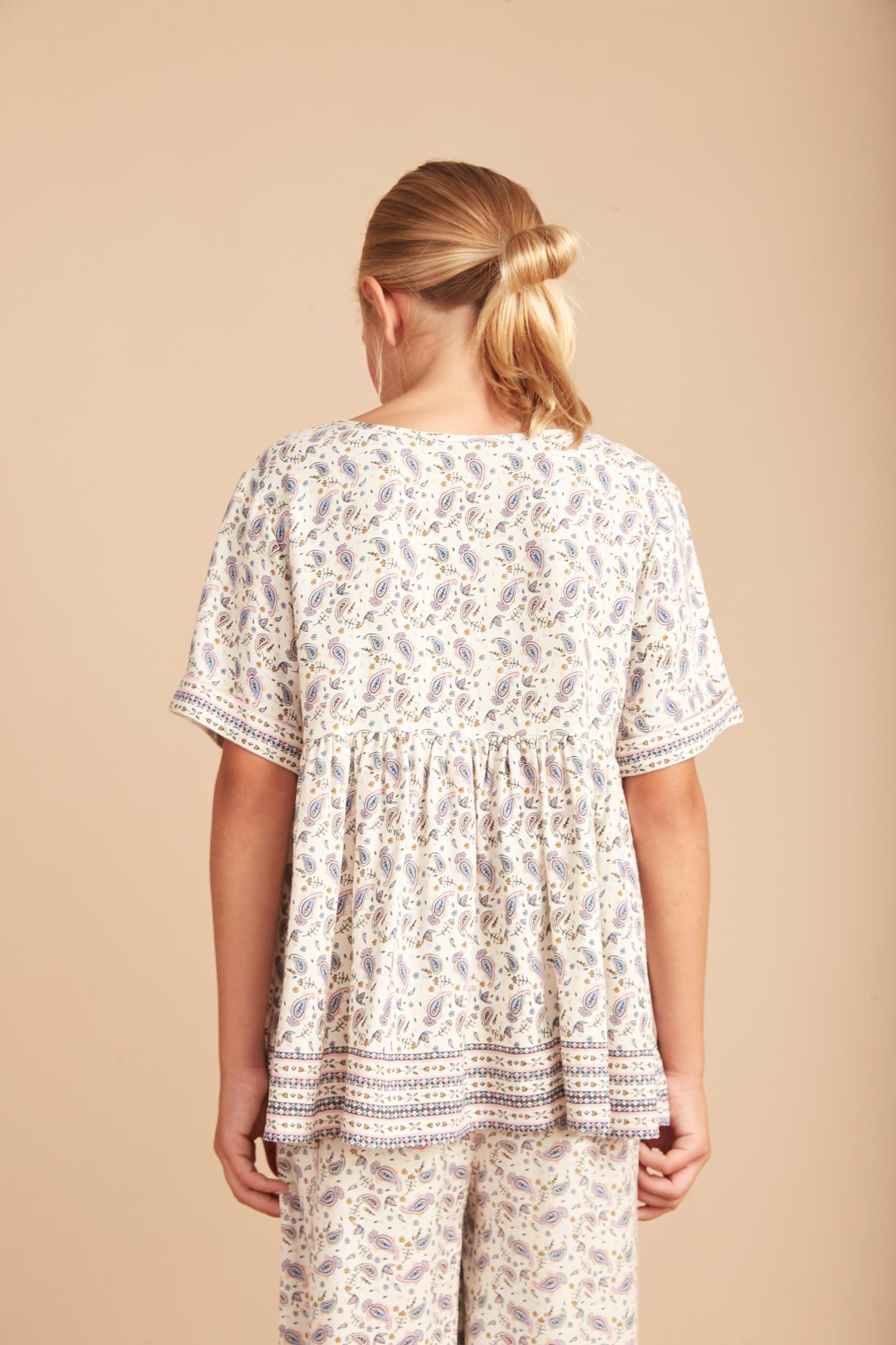 CAMISA MILKY PAISLEY GIRLS M
