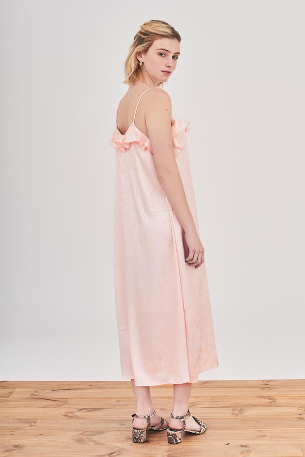 vestido lencero jacquard