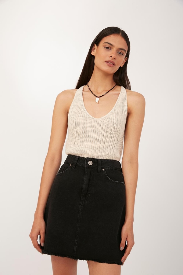 FALDA KAIA DARK DENIM