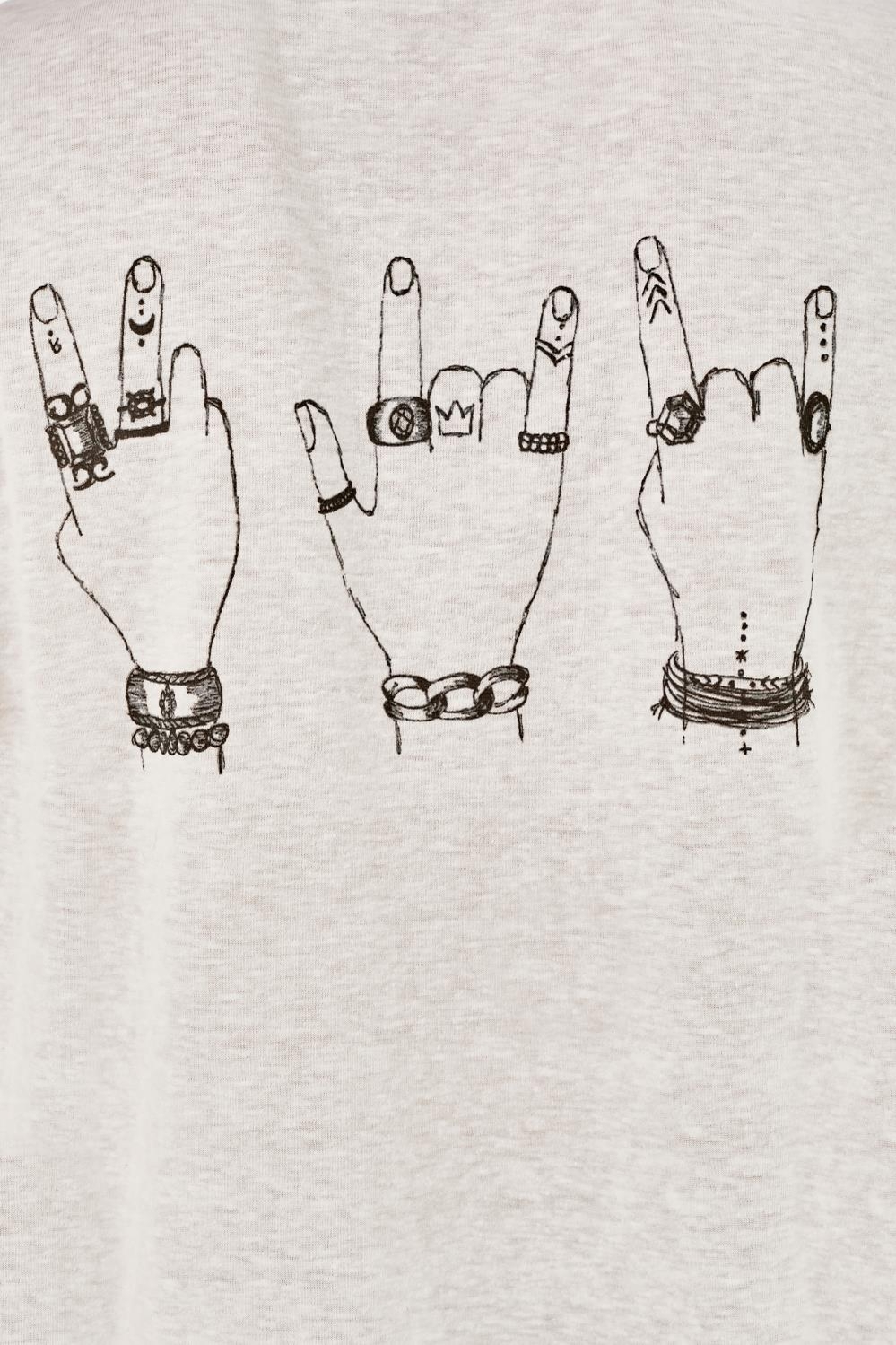 Polera Reagge Hands