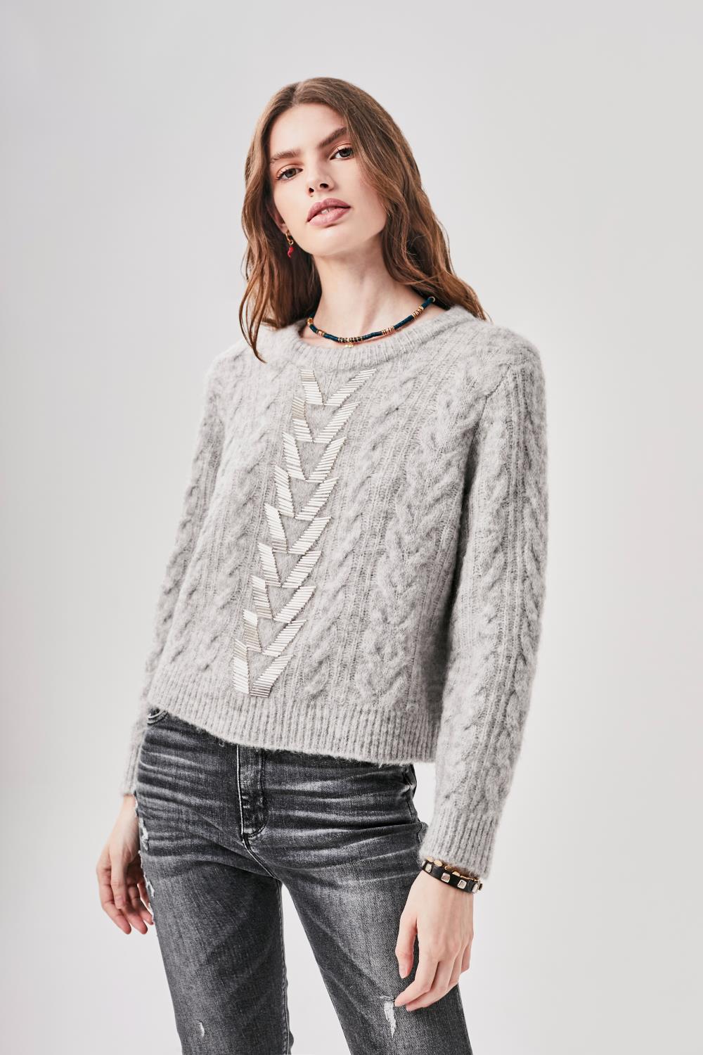 Sweater Braid Bling