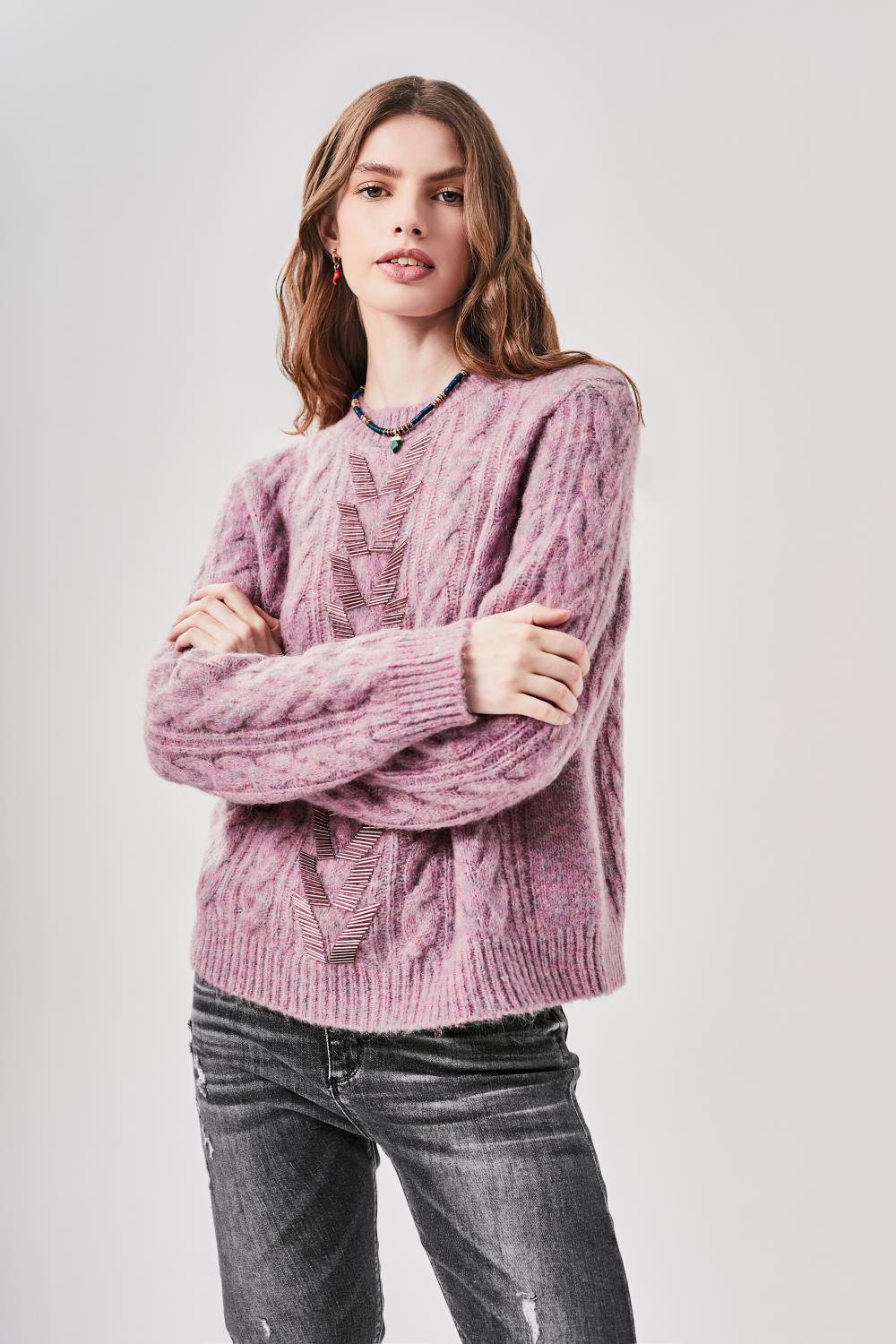Sweater Braid Bling