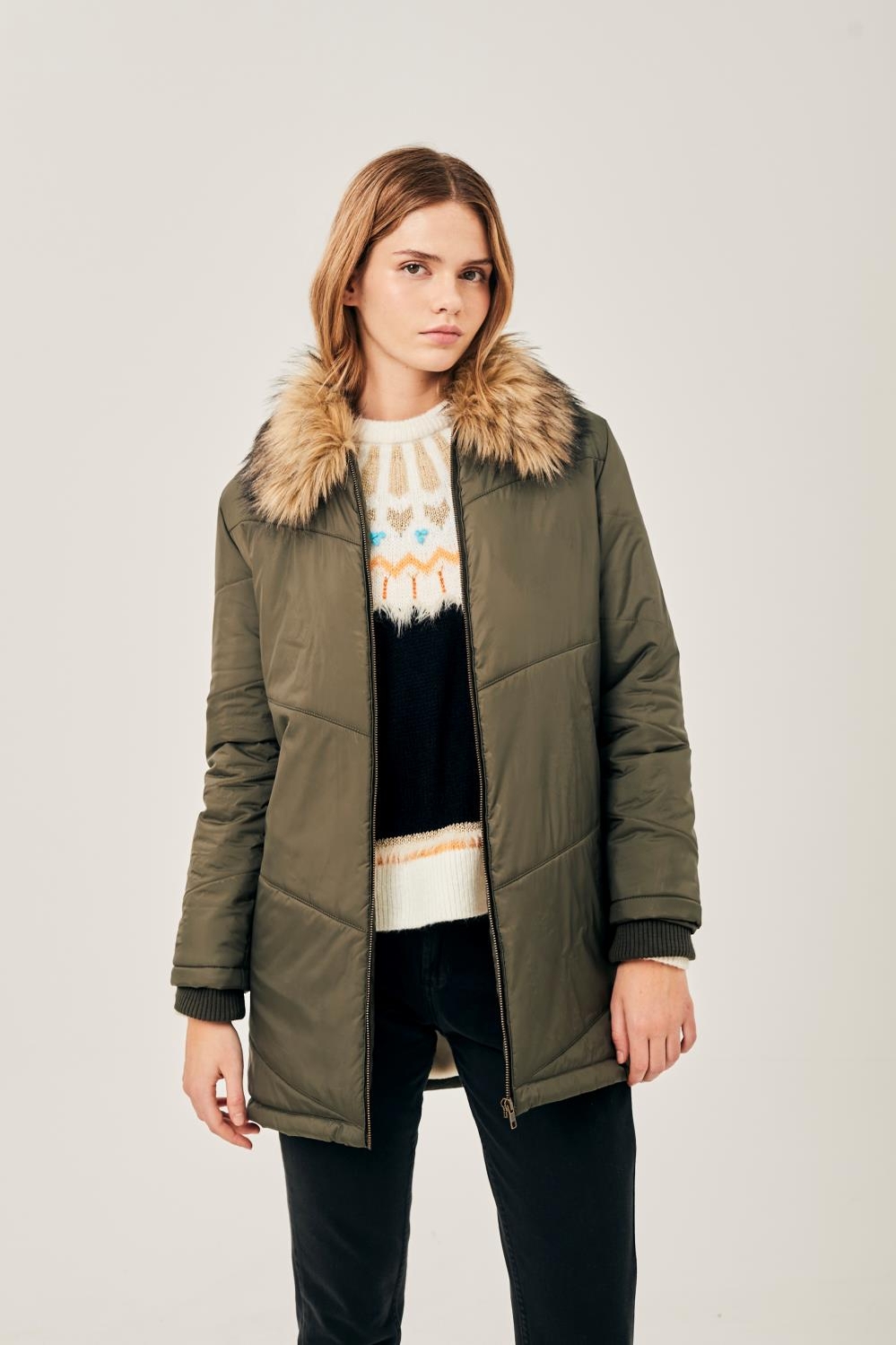 chaqueta Long Green