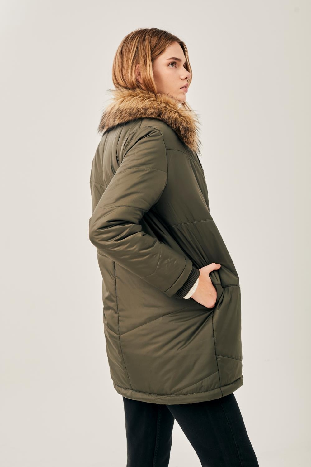 chaqueta Long Green