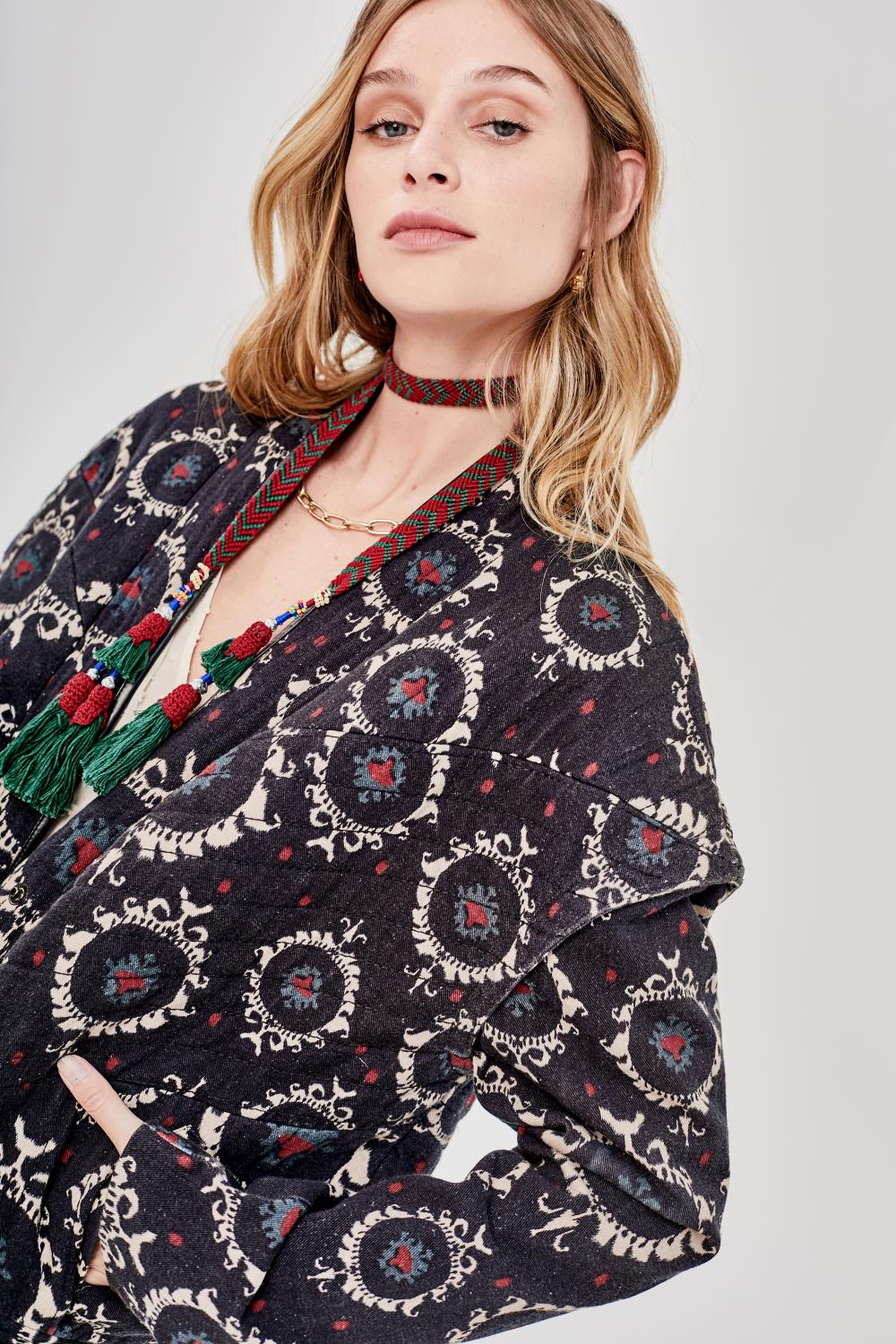 chaqueta Suzani