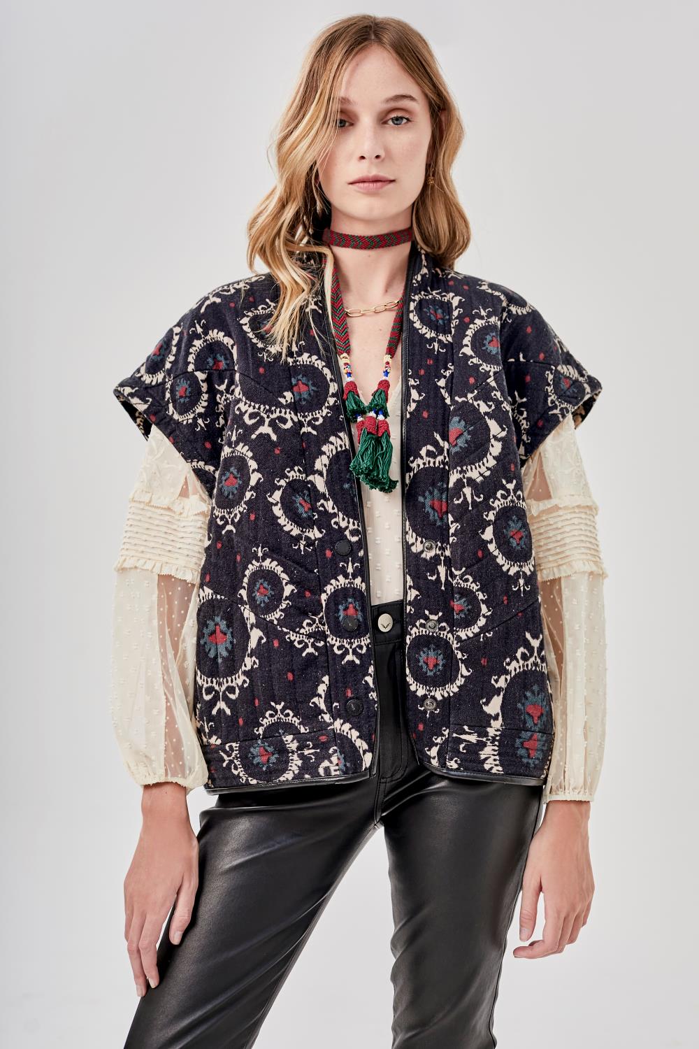 chaqueta Suzani