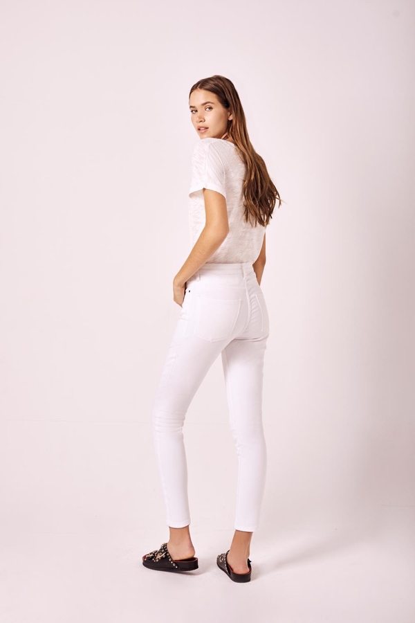 Jean Skinny White