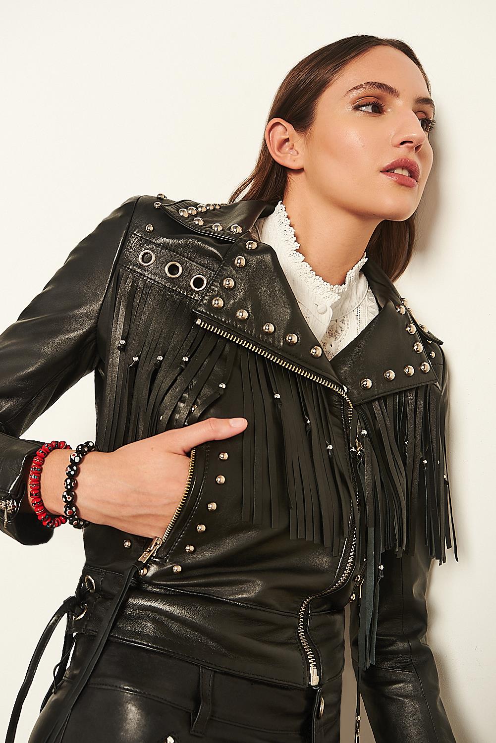 Chaqueta Pikky Cuero