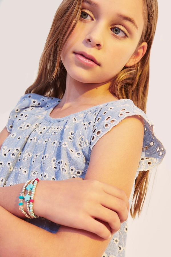 Camisa Eyelette Girls