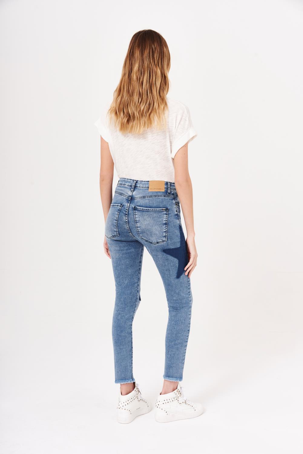 Jean Slim Parches