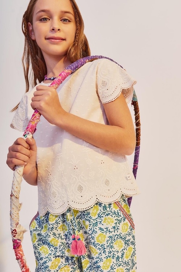 Camisa Broderie New Girls
