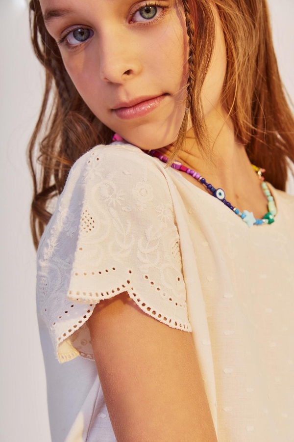Camisa Broderie New Girls