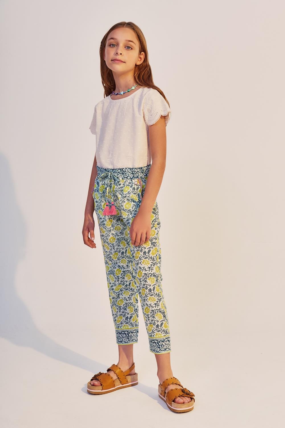 Babucha Lime Flower Girls