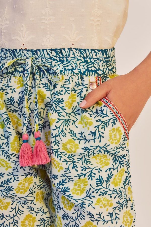 Babucha Lime Flower Girls