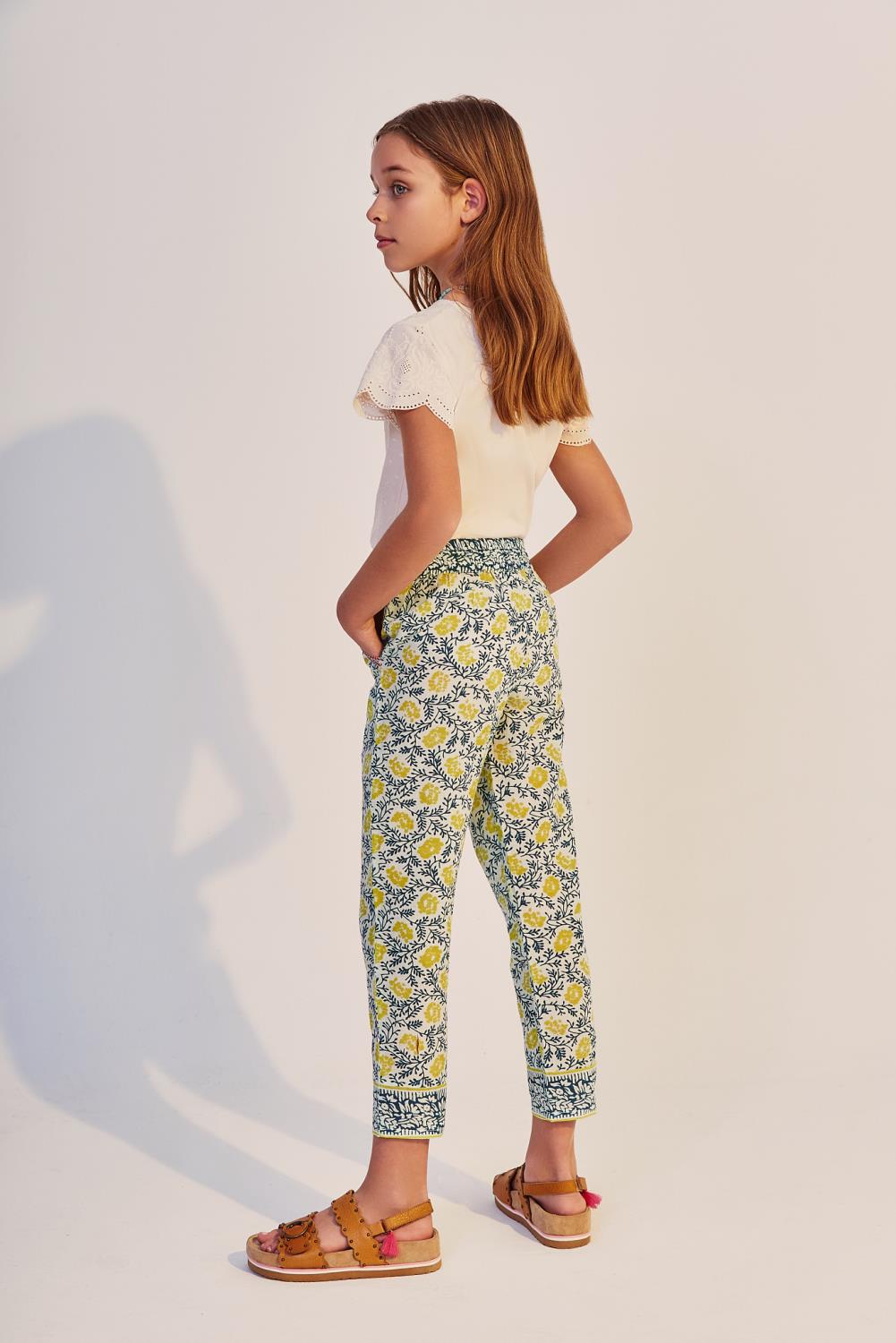 Babucha Lime Flower Girls