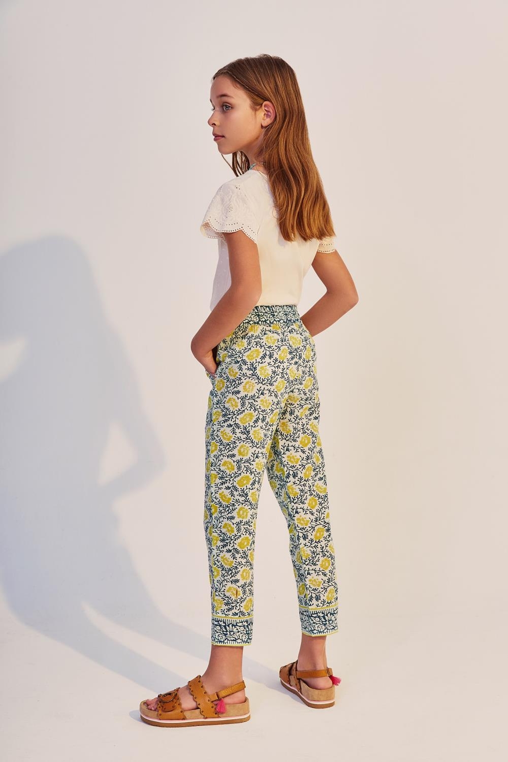 Babucha Lime Flower Girls