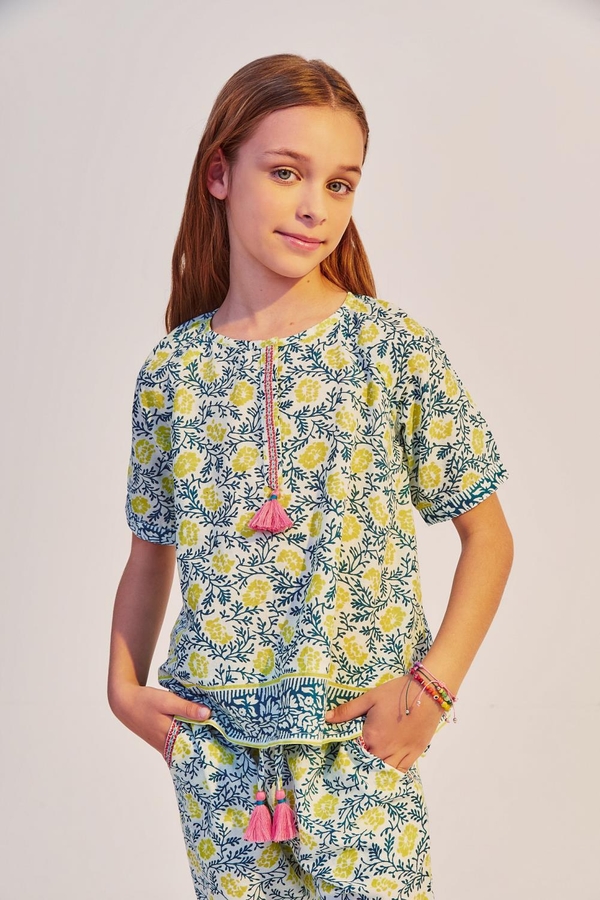 Camisa Flower Girls