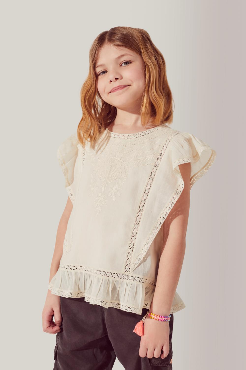 Camisa Lace Girls