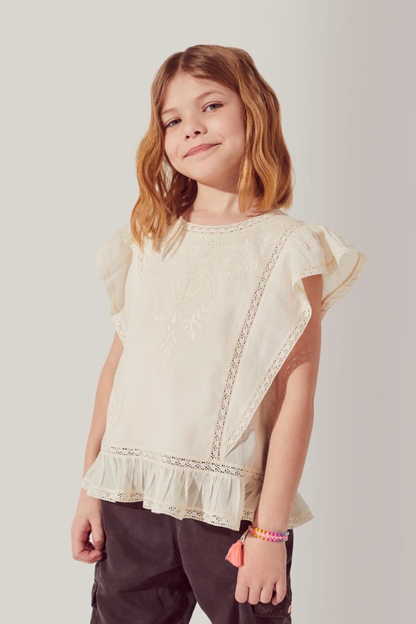 Camisa Lace Girls