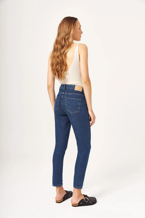 jean straight high rise indigo
