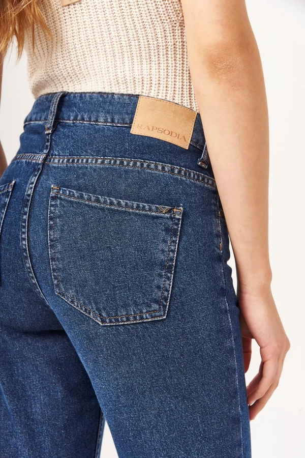 jean straight high rise indigo