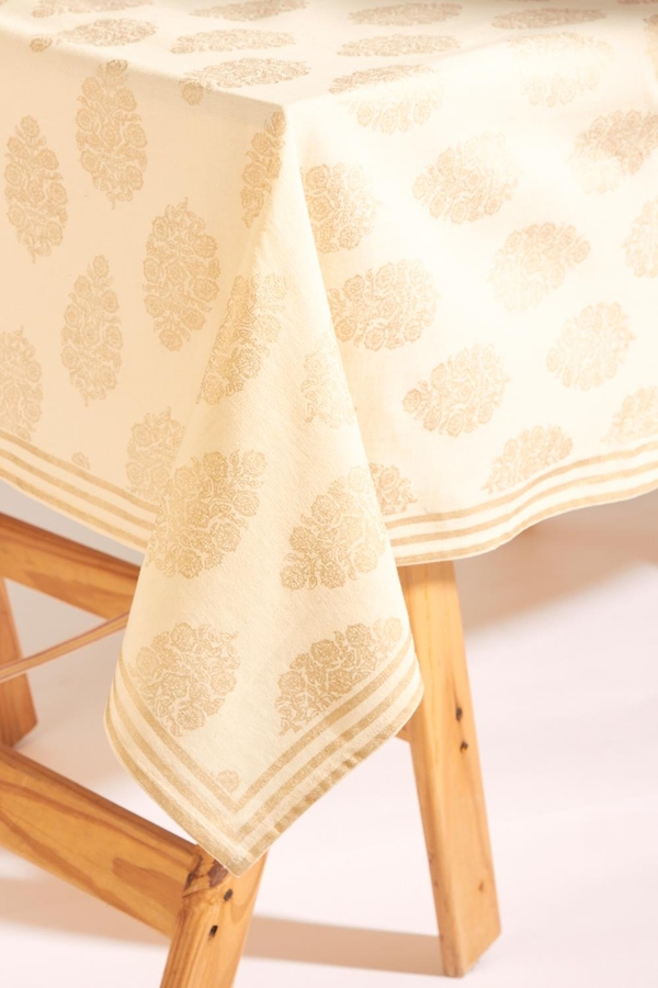 Mantel Block Gold Print 170X300