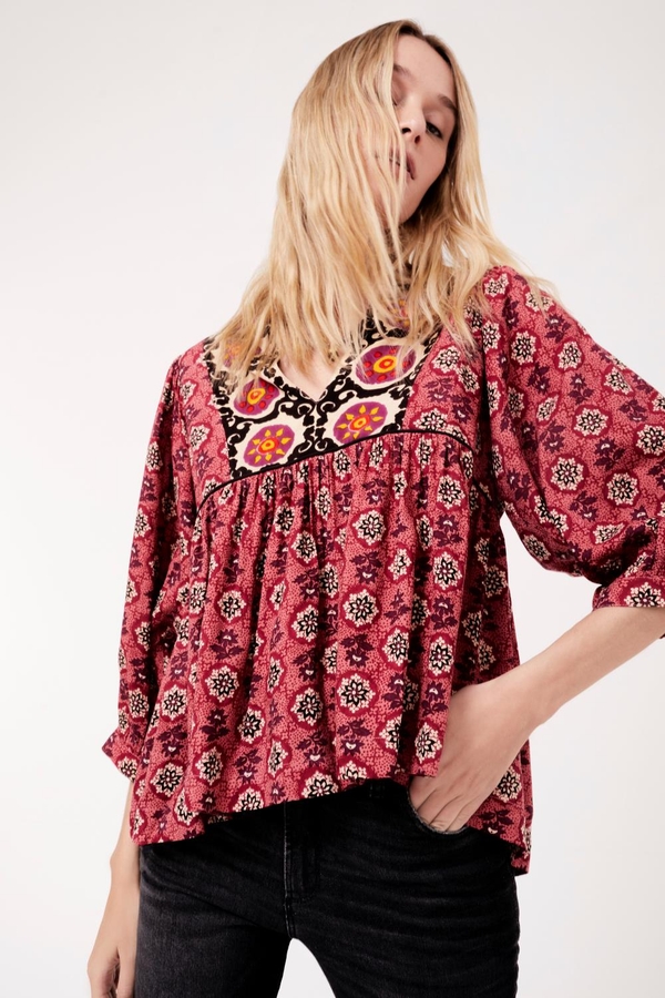 camisa osaka suzani mix