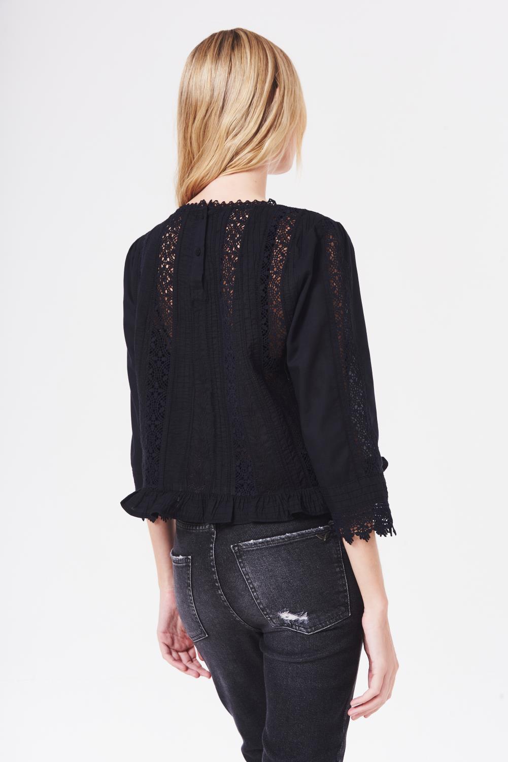 camisa blossom lace