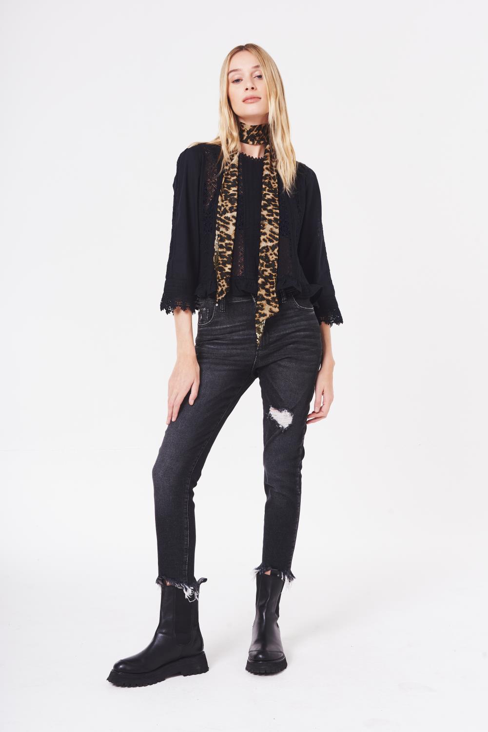 camisa blossom lace