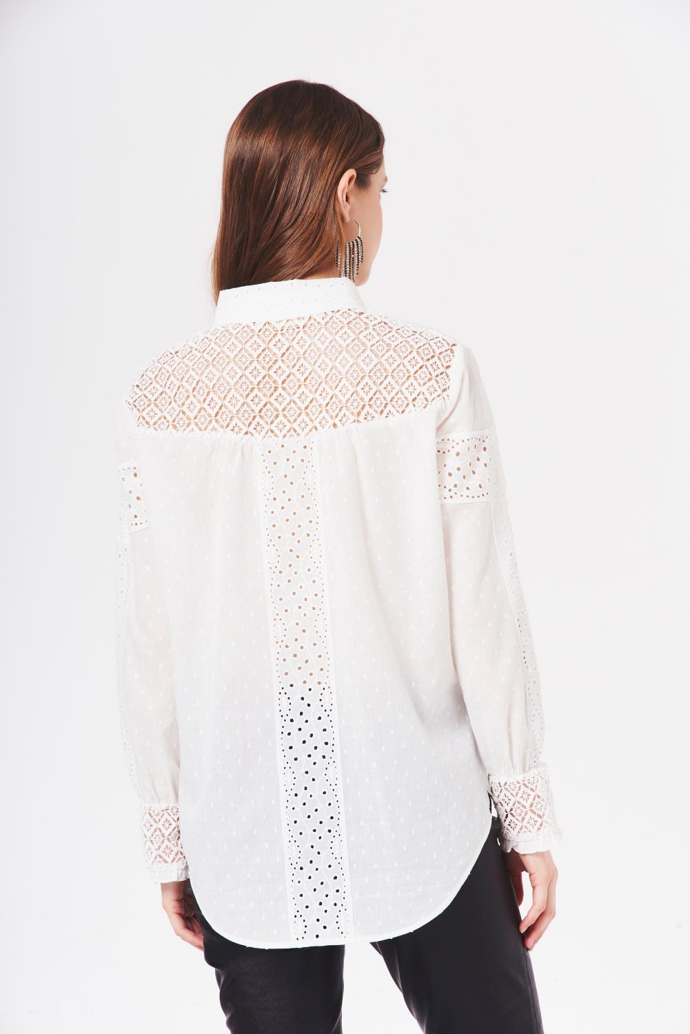 camisa lace mix