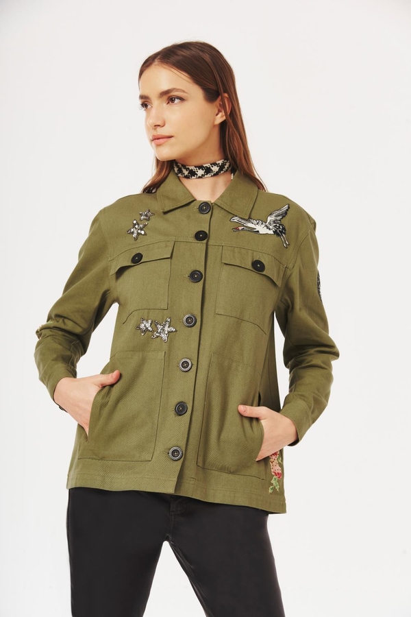 chaqueta militar love
